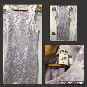 Satin cocktail dress